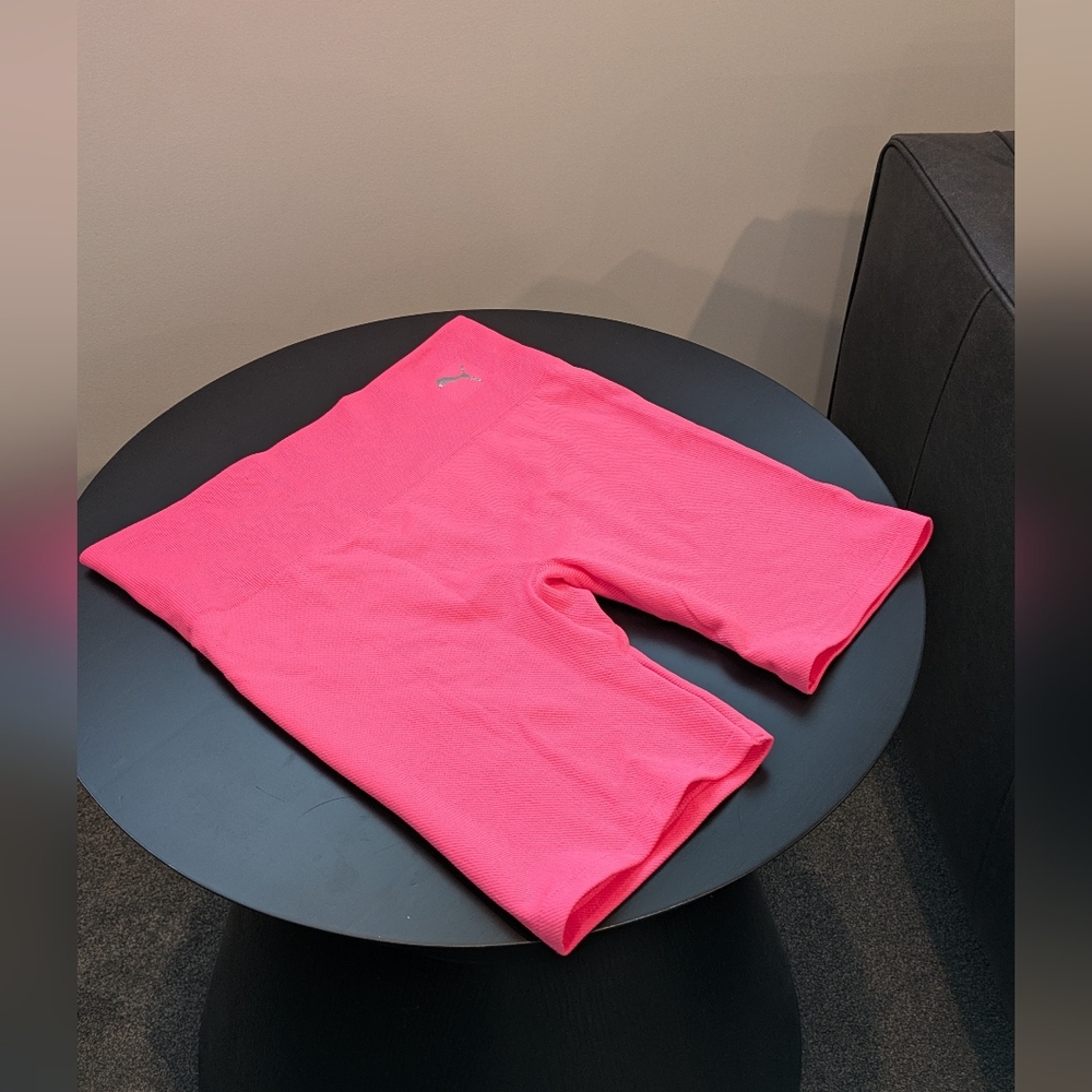 Pink Puma Biker Shorts